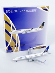1: 400 United Airlines B737-900ER Airliner N66828 Aircraft Model Alloy Collection NG