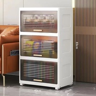 Kitchen Storage Cabinet Large Space Transparent Almari Baju Plastik Cabinet Storage Box Kitchen Cabi