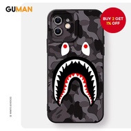 GUMAN 可爱搞笑防震软手机壳，兼容 iPhone 16/15/14/13/12/11 Pro Max、SE 2020、X/XR/XS、iP 8/7 Plus。