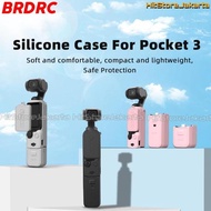 BRDRC Silicone Case For DJI Pocket 3 Silicone Protective Cover Camera Accessories DJI Pocket 3 Creat