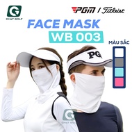 PGM Golf Face Cover - Titleist Sunscreen - Breathable Polyester Fabric, Blocks UV Rays