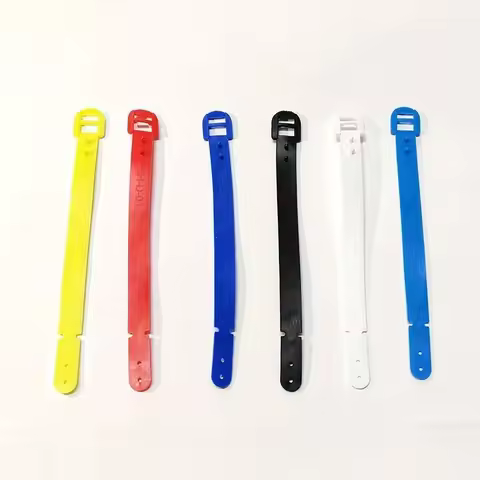 20Pcs Silicone luggage tag strap color glue luggage tag strap PVC luggage tag strap luggage tag hang