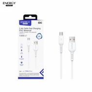 Type C/i Charging Cable Fast 2.4A White Data Transfer Support energy 1 Brand