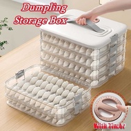 Multi-layer Dumpling Storage Box With Timer Refrigerator Freezer Box Crisper Food Grade Egg Wonton P