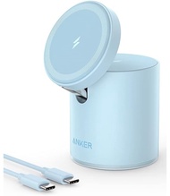 Anker Magnetic Wireless Charger MagGo 2-in-1 Charging Station for iPhone 14/14 Pro/14 Pro Max/13/13 