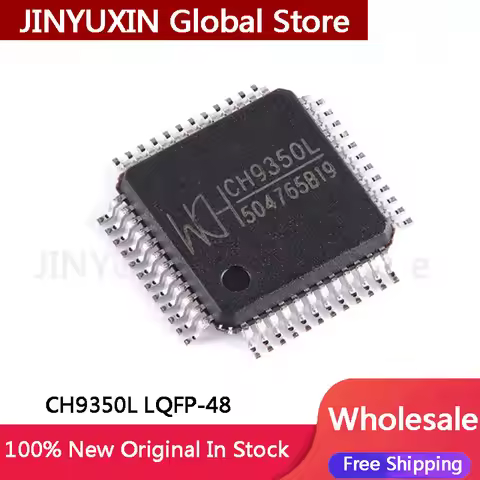1-100PCS CH9350L LQCH9350 LQFP-48 CH9350 9350 USB keyboard and mouse extension control chip In Stock