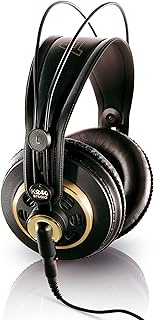 AKG Pro Audio K240 Over-Ear, Semi-Open, Professional Studio Headphones Gold
