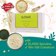 ELCAFE Spirulina Cereal with Win IG6 Colostrum | 20 sachets | 1 BOX | ELKEN