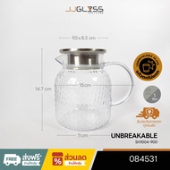 JJGLASS - (LYNX) UNBREAKABLE - SH1004-900 - เหยือกน้ำ เหยือกตกไม่แตก เหยือก พลาสติกใส เนื้อแก้วโพลีค