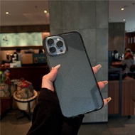 KVZUVUU | Transparent Sparkle Silicone & Hard Case for iPhone 16 17 Pro Max XS Max XR 7/8