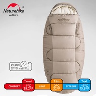 Naturehike ถุงนอน PS300ผ้าฝ้ายกลางแจ้งฤดูหนาวสวมใส่ถุงนอนเดินป่าตั้งแคมป์เดินทาง Sleeping Bag