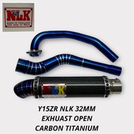 Y15ZR NLK 35MM OPEN EXHAUST CARBON TITANIUM