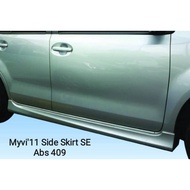 Perodua Myvi 2011 2nd Generation SE Side Skirt Body Kit ABS Ready Stock