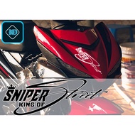 ❀┇✎King of the Street Sticker for Sniper 150 - Sniper Decals, 8 inches length, Cut Out Sticker