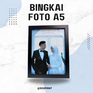 A5 Photo Frame + High Quality Print Photo Print/ Including Frame Family Photo Print/ Wedding Photo P