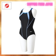 (From JAPAN)Mizuno Women's Swim Fitness One-Piece Swimsuit Stroke One Piece (Piece Back) N2JAA802