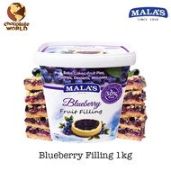 Mala's Blueberry Fruit Filling 1kg