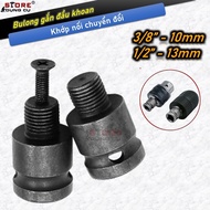 10-13mm Bolt to drill, screwdriver conversion coupling to drill head, 1/2 to drill, 9.5mm, 12.7mm th