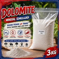 Dolomite Agricultural Grade Repack 3KG | Soil pH Stable | Tree & Garden Lime Fertilizer
