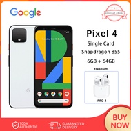 Google Pixel 4 Mobile Phone 5.7'' inch Octa Core Single sim 4G LTE Android cellphone 6GB RAM 64GB RO