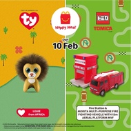McD McDonald's Happy Meal Toys -  Tomica 2022 Fire Station