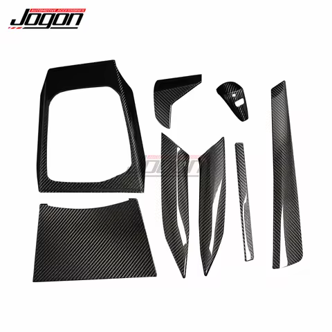 LHD Carbon Fiber Car Inner Central Control Dashboard Gear Shift Knob Panel Trim For BMW 2 Series G42