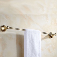Luxury Gold Brass Single Towel Bar Bathroom Towel Rail Wall Mount Bar Holder Rack Shelf Uba875
