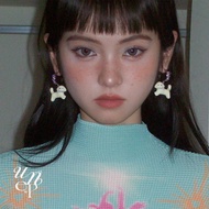 y2k y2k Accessories y2k Earrings Original Design Dog Zircon Heart Niche Jewelry yk1