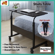 Simple Computer Table / Laptop Table / Reading Table Model: 05-1-80cm (Color: Black Walnut  Width: 8