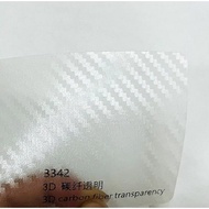 3D Carbon Fibre Vinyl Wrap Film Car Sticker ⚡READYSTOCK⚡152x152CM (5x5feet)