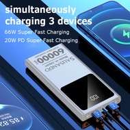 60000mAh Power Bank Fast charging digital display powerbank Portable 20W Two-Way PD Charging (From J