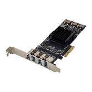 PCI-E X4轉4口USB3.1/3.2擴展卡四路PCI-E轉TYPE-C轉接卡ASM3142