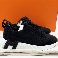 Hermes愛馬仕 bouncing黑白運動鞋 37碼  附件塵袋+盒