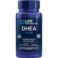 Life Extension DHEA 25 mg, Dissolve-in-Mouth Tablets, 100 Tablets LAHP