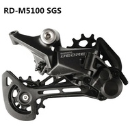 Shimano Deore M5100 M5120 SGS ด้านหลัง Derailleur 11V Shadow กรง11 Speed Mountain Bike จักรยาน Derailleur Original Bike อะไหล่