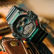 G-Shock Dw5900 Rasta Black Unisex Sports Watch DW-5900TH-1JF Jam Tangan/Lelaki Perempuan Full Set