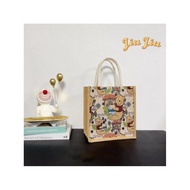 Beg tangan besar christy ng bucket Linen Bag Female Handbag 24 New Style Cartoon Large Capacity Tote