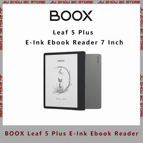 BOOX E Ink Ebook Reader Leaf5 Plus 7 Inch Forest Green Paper Like Screen High Speed Portable For Nov