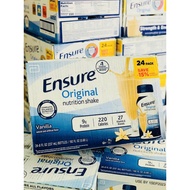 Genuine USA Ensure Milk 24 bottles Ensure Original Vanilla flavor 237mL