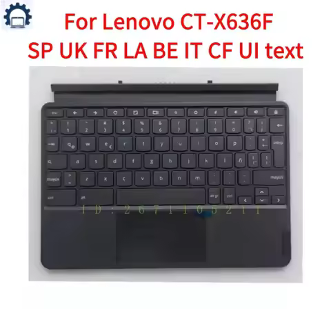 New keyboard for Lenovo CT-X636F IdeaPad duet Chromebook 10.1 Tablet SP UK FR LA BE IT CF UI Keyboar