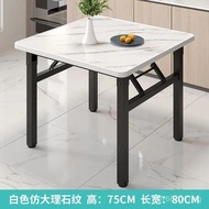Table Outdoor Dining Table Square Home Low Table Dormitory BBQ Folding Table Folding Ground Table Si