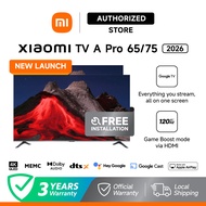 Xiaomi TV A Pro 2026 65'' / 75'' | Free Installation | 4K QLED | Google TV | Apple AirPlay | 120Hz