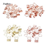 [Zxpjkyu] 12 Pack Binder Clips Paper Binder Clips for Notes Letter Paper Clip Office Supplies (4 Sty