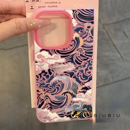 For Infinix Smart 10 9 8 7 Hot 50i 40i 30i Note 40 30 Pro Wave and Cloud Transparent PC Hard case