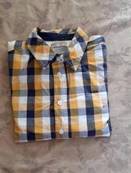 【紫晶小棧】BOBOLI 格子長袖襯衫 (尺碼10) 童裝 專櫃