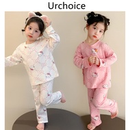 [READY STOCK] Hello Kitty Pajamas Hello Kitty Kids Sleep Wear Cotton Hello Kitty Sleepwear Hello Kit