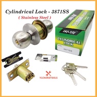 '' DELUXE '' KUNCI PINTU SILINDER STAINLESS STEEL  STAINLESS STEEL CYLINDRICAL LOCK ( 3871SS,3871AC,
