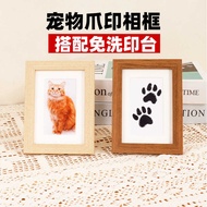 Pet Ink Pad Hand Footprint Souvenir Dog Paw Print Photo Frame Swing Table Cat Paw Footprint Card Dis