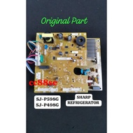 SHARP REFRIGERATOR MAIN PCB BOARD ORIGINAL PART SJ-P598G, SJ-P498G SJP598G SJP498G (B747)