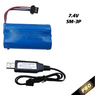FEO Battery SM-3P 7.4v Li-ion 18650 USB Charger For Watch Gesture Sensing Twisted Rc Carwler SM-3P p